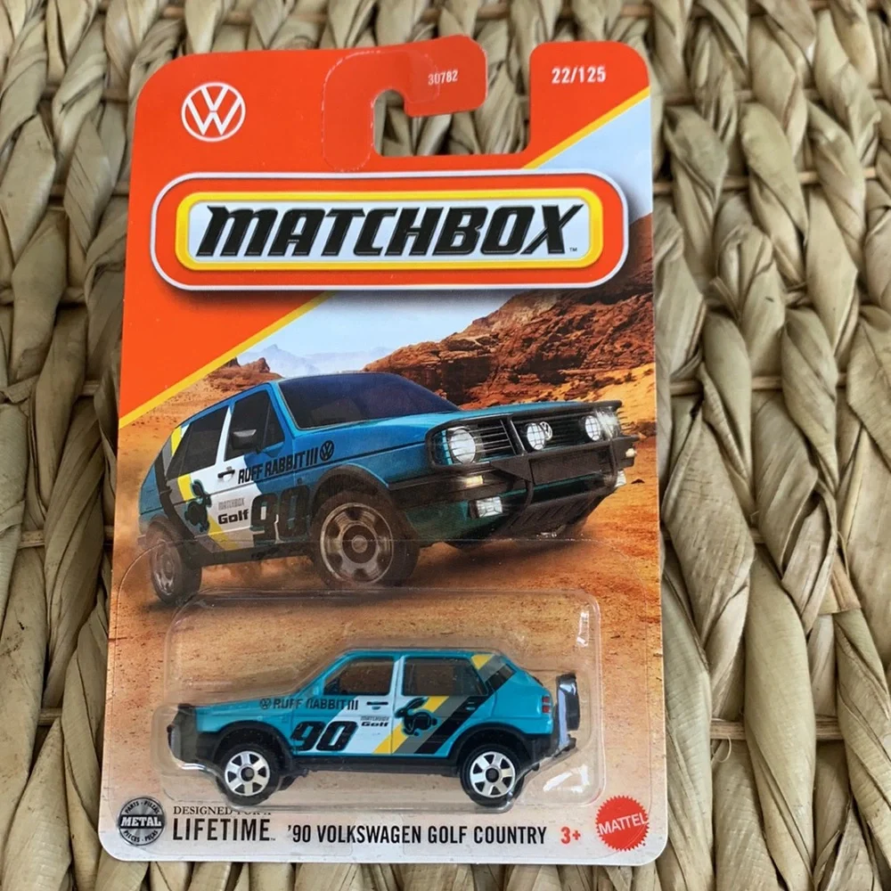 1990 Volkswagen Golf Country German VW Rabbit Matchbox 90s Blue Car MBX 2025 🆕